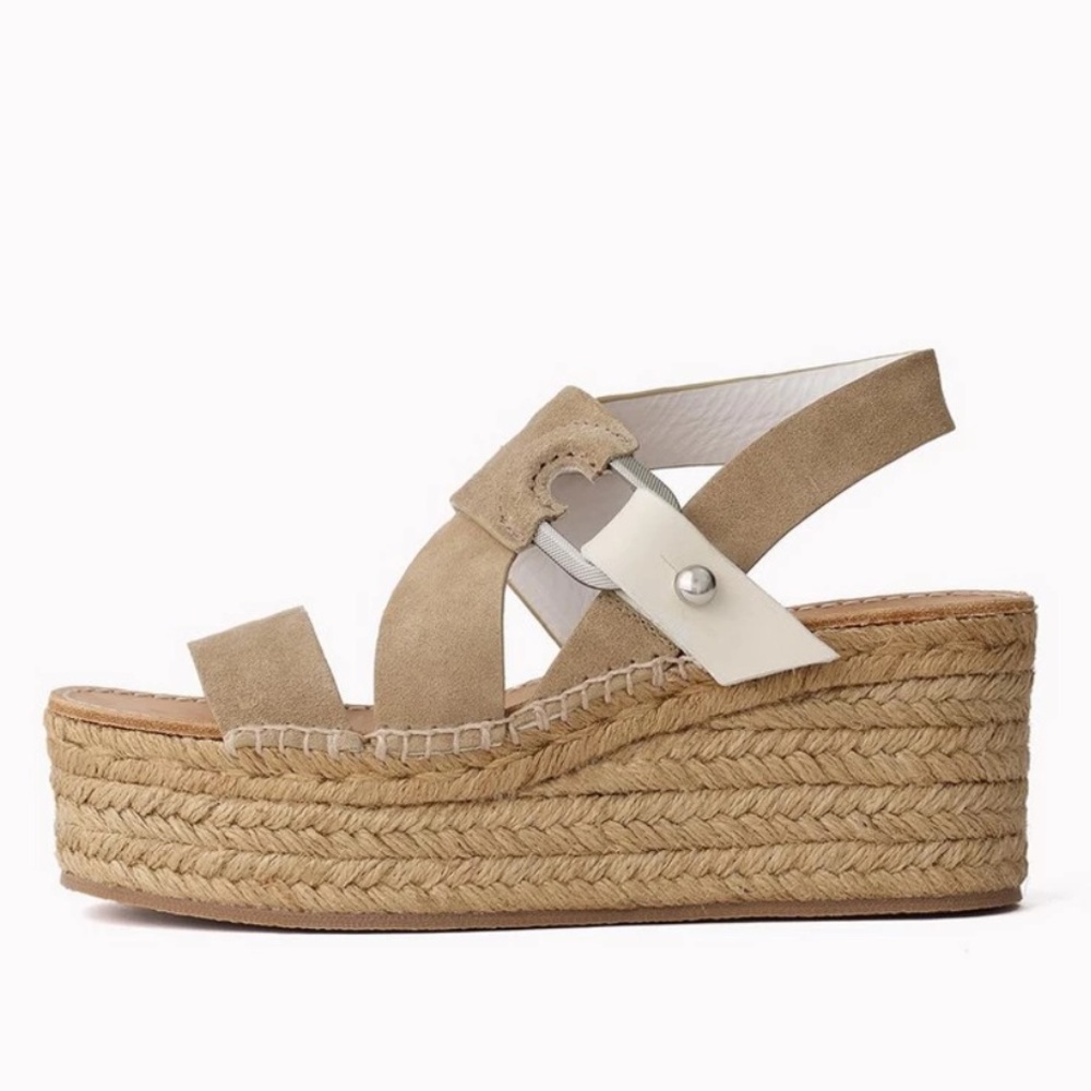 rag & bone August wedge espadrille sandals 35